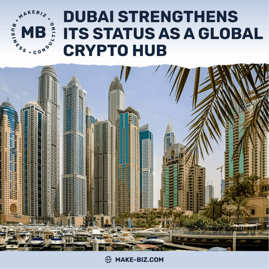 Dubai Strengthens Its Status as a Global Crypto Hub - Makebiz