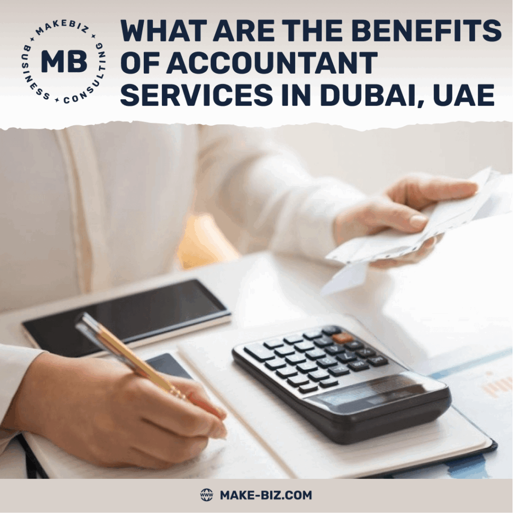 What are the benefits of accountant services in Dubai, UAE - Makebiz