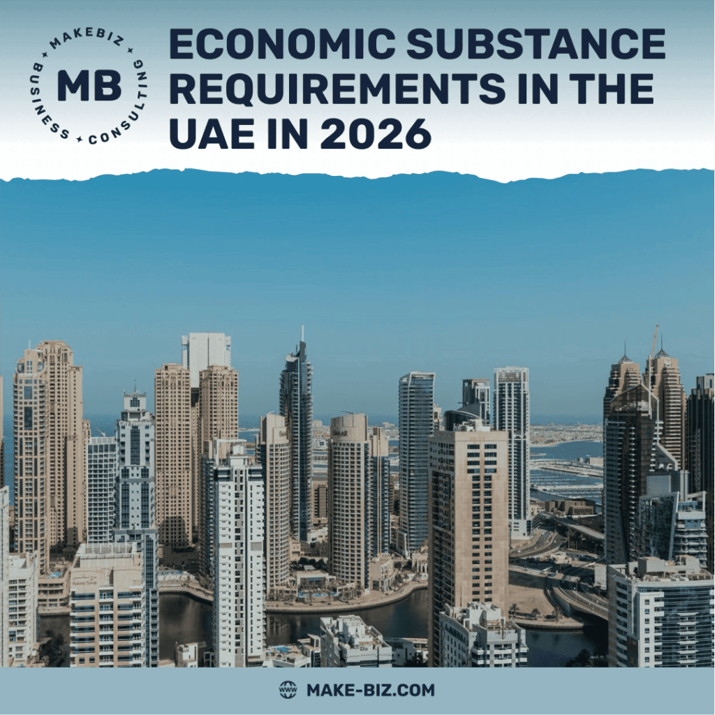 Economic Substance Requirements in the UAE in 2026 - Makebiz
